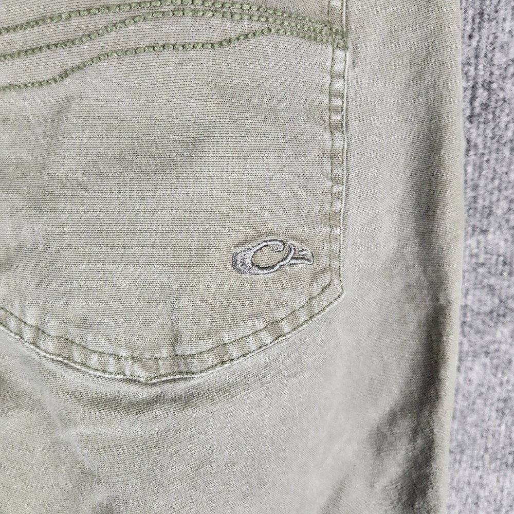 Drake Waterfowl Mens 38 Double Knee Pants Light Green Cotton Canvas Workwear - Picture 9 of 11